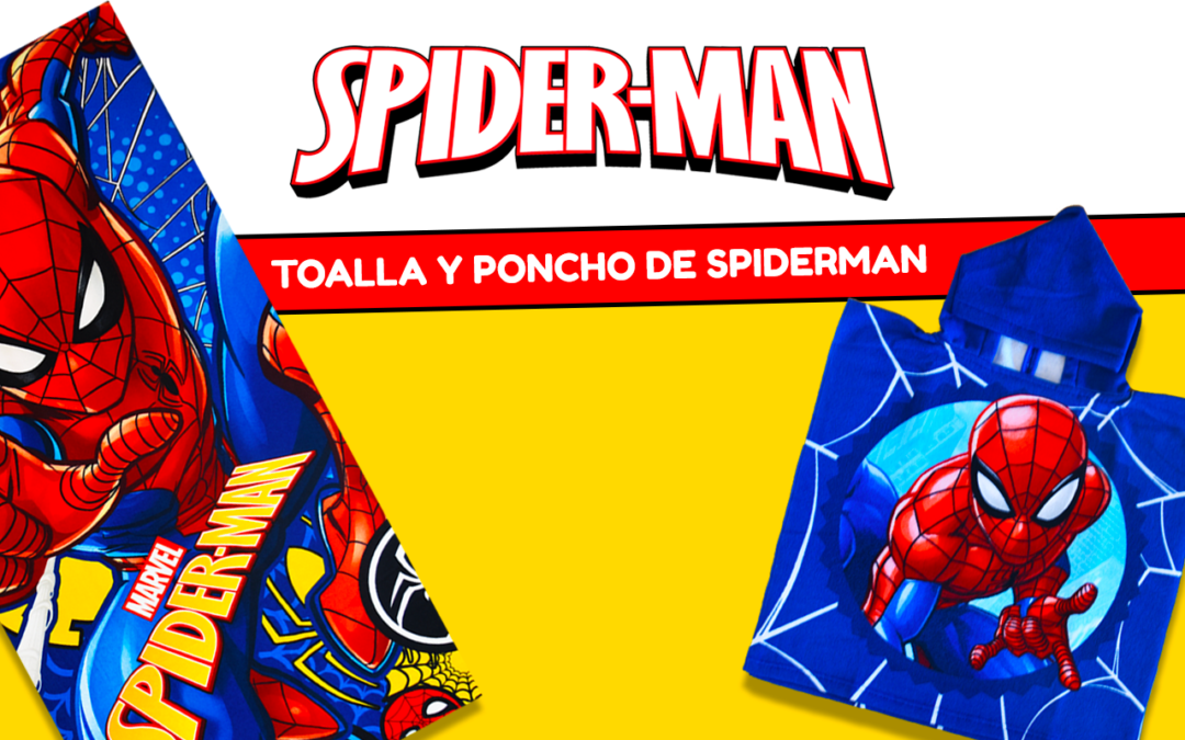 Toallas y ponchos de Spiderman para niños: más novedades del Verano 2021