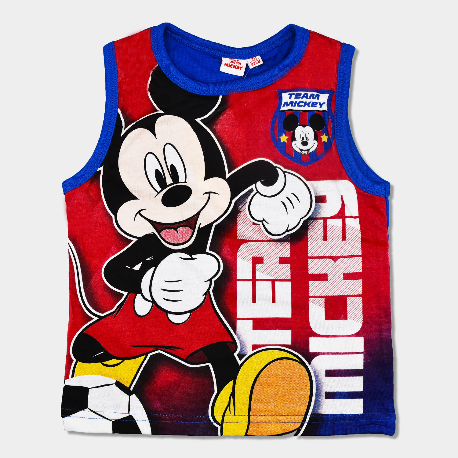 Skalk preocupación total Camiseta Mickey niño desmangada | Saiti Kids