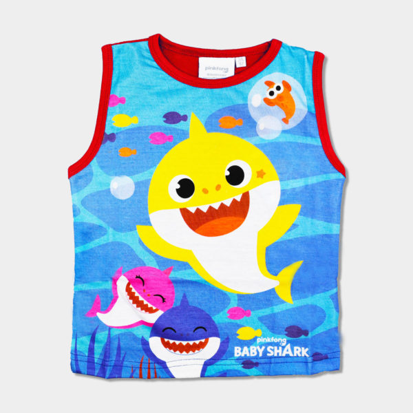 Camiseta desmangada Baby Shark Niño - Imagen 4