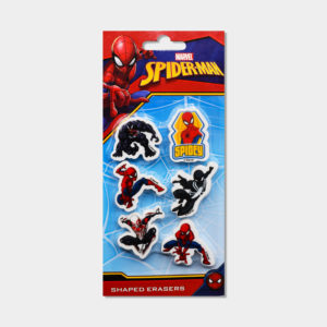 gomas de borrar spiderman marvel para el colegio