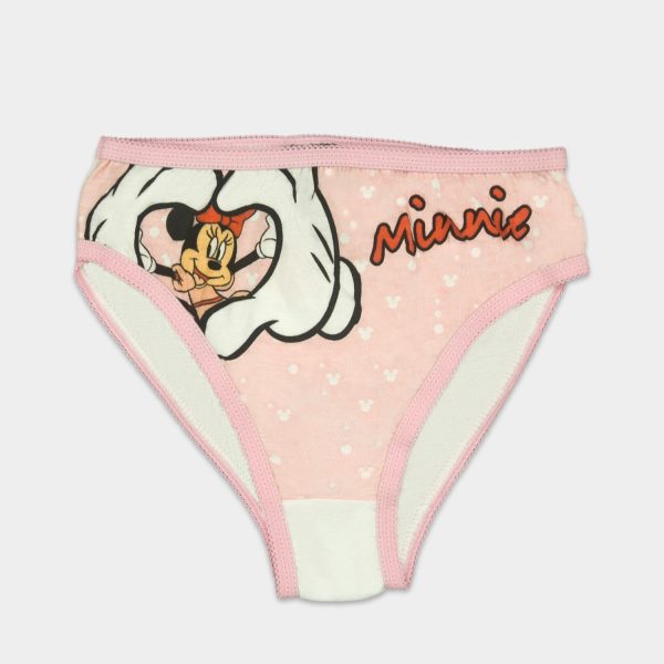 bragas pack minnie mouse para niña en tres colores tonos rosa