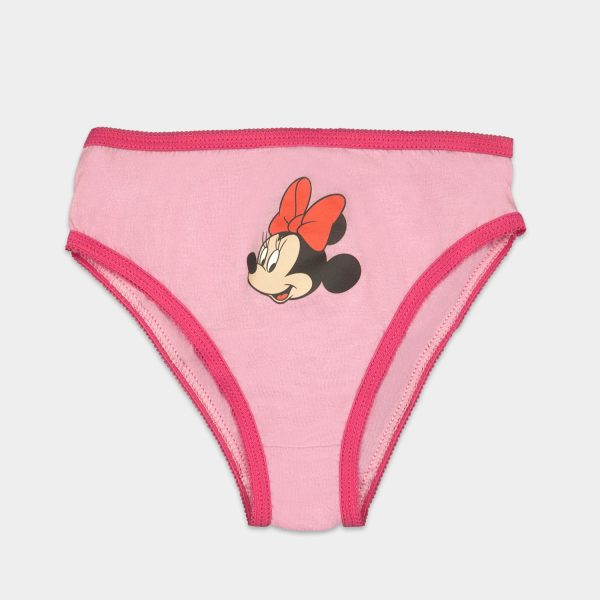 bragas pack minnie mouse para niña en tres colores tonos rosa