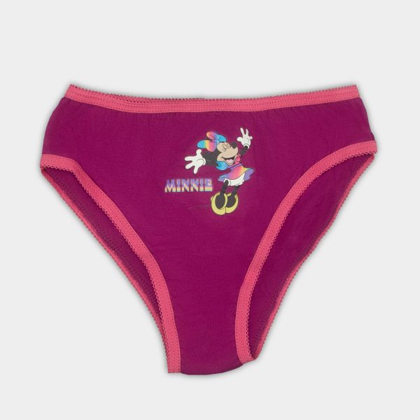 bragas pack minnie mouse para niña en tres colores tonos rosa