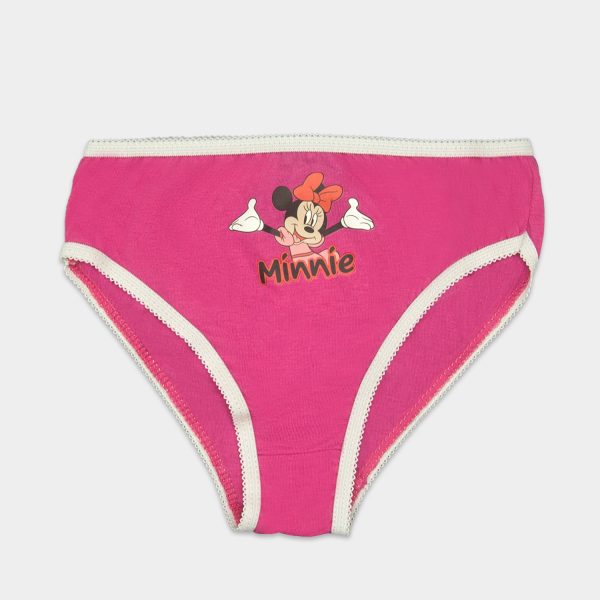 bragas pack minnie mouse para niña en tres colores tonos rosa