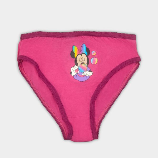 bragas pack minnie mouse para niña en tres colores tonos rosa