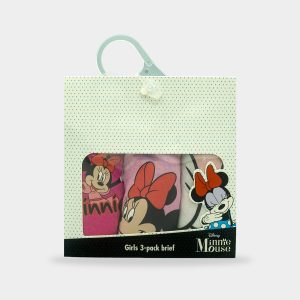 bragas pack minnie mouse para niña en tres colores tonos rosa