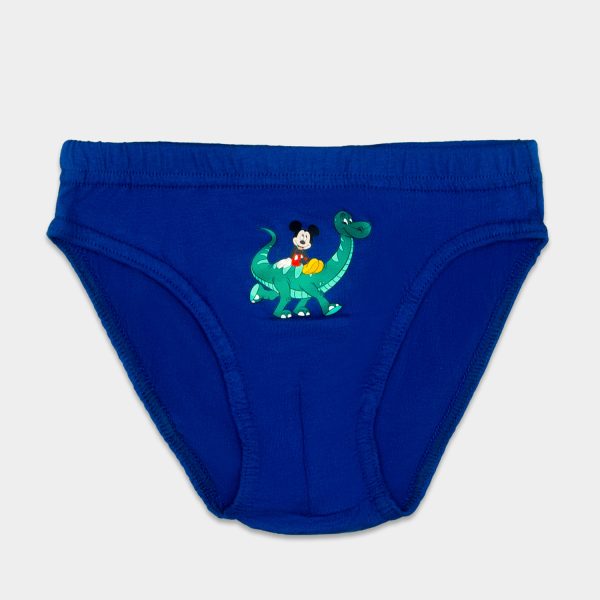 calzoncillos pack mickey mouse para niño tres colores tonos azul