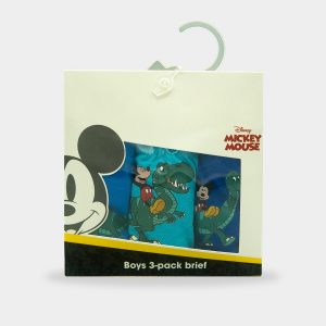 calzoncillos pack mickey mouse para niño tres colores tonos azul