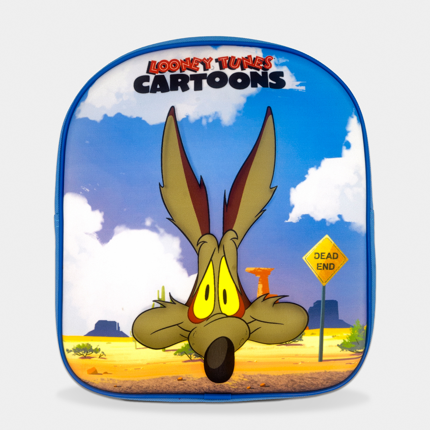 mochila 3d looney tunes para niño de color azul