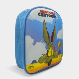 mochila 3d looney tunes para niño de color azul