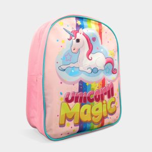 mochila unicornio mágico para niña multicolor