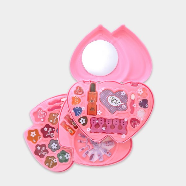 Estuche corazones You go girl. Maquillaje infantil de 3 niveles. - Imagen 4