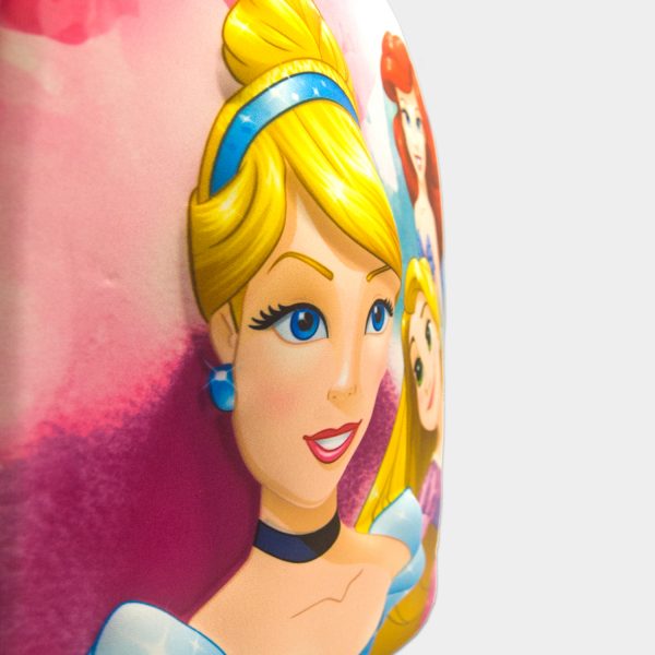 mochila 3d princesas disney para niña de color rosa