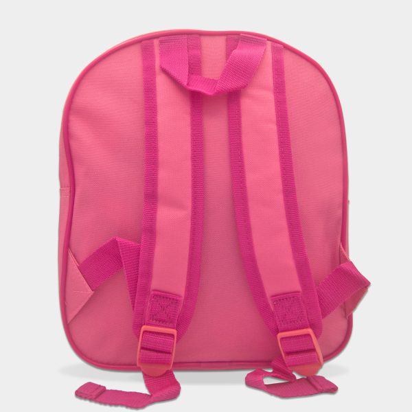 mochila 3d princesas disney para niña de color rosa