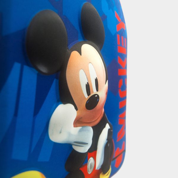 mochila mickey mouse para niño de colore azul prusia y rojo