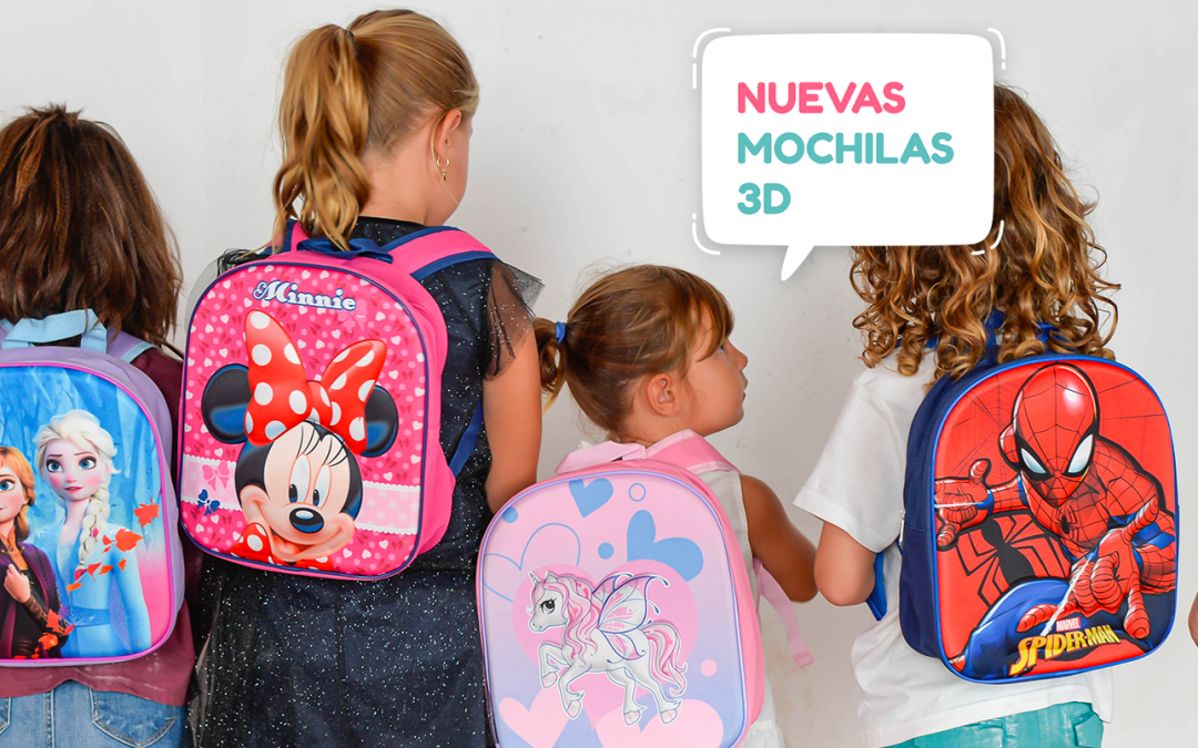 Mochilas así son las nuevas mochilas 3D Kids