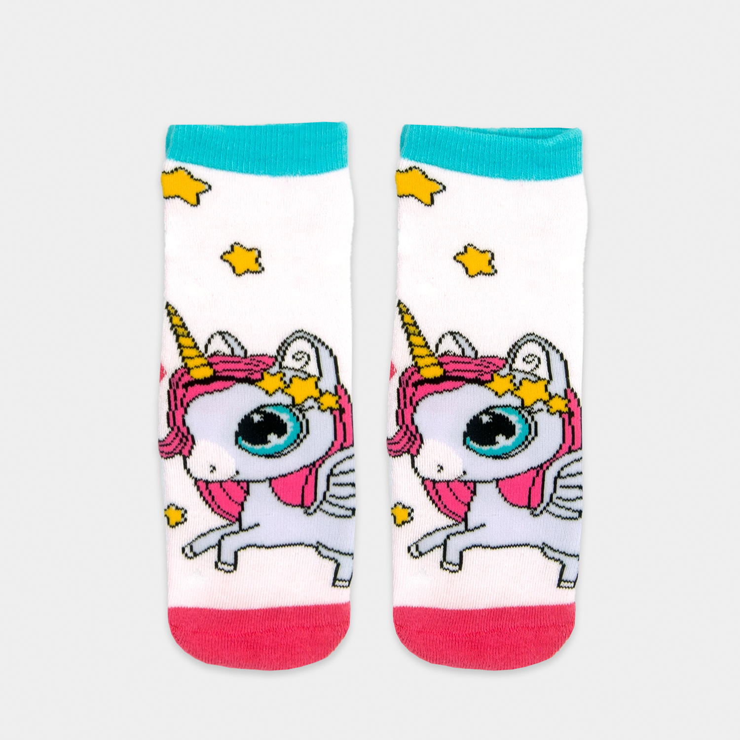 Pack de 2 calcetines antideslizantes Unicornios para niña. | Saiti Kids