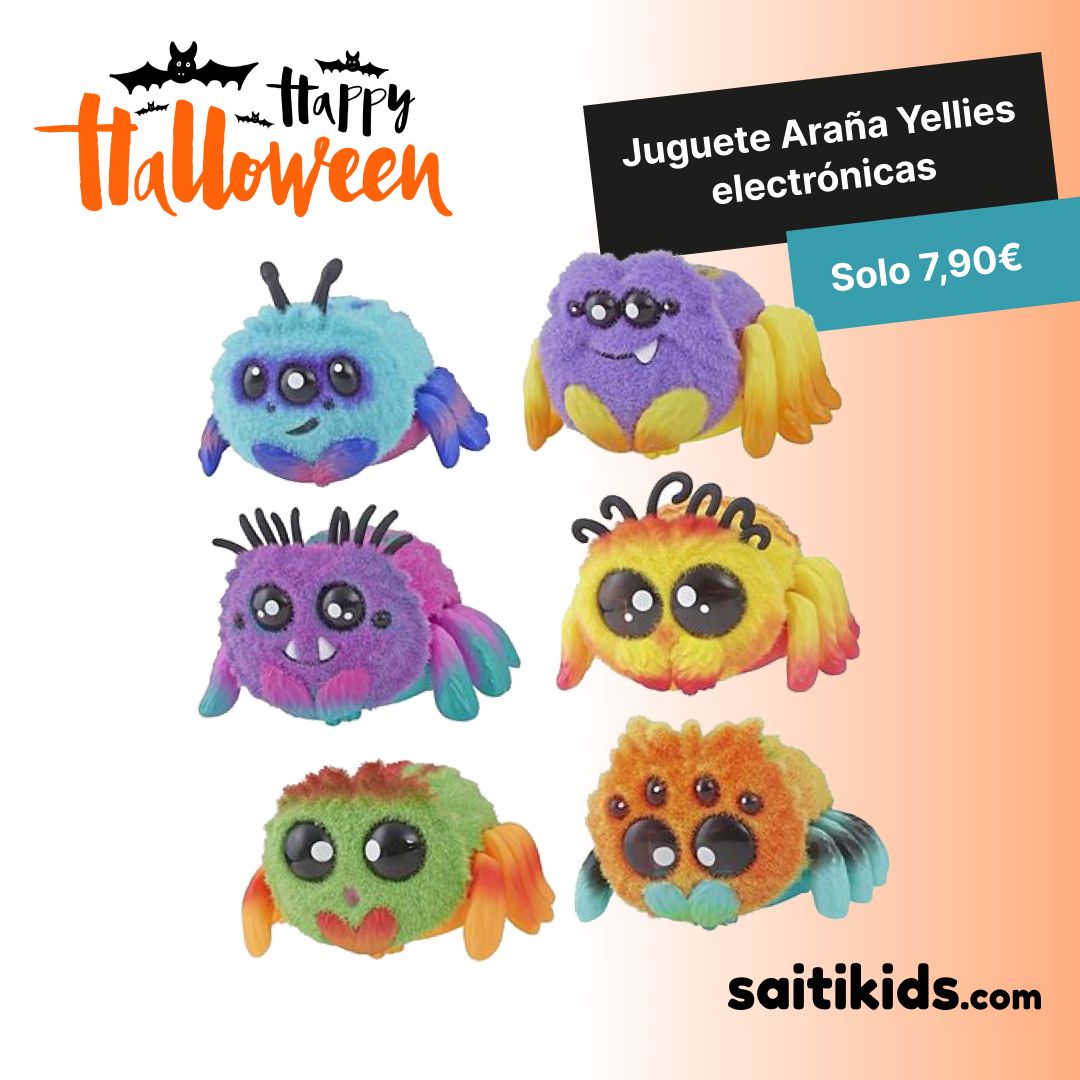 juguetes y regalos Haloween arañas yellies