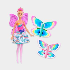 Barbie Dreamtopia de alas mágicas para niña.