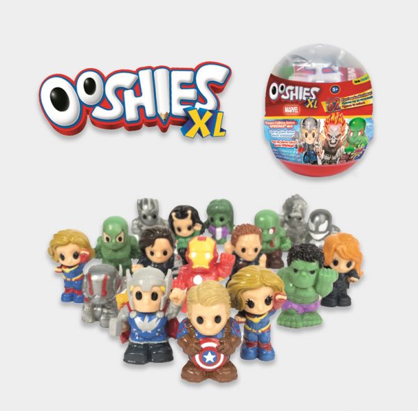 figuras ooshies xl capsulas marvel