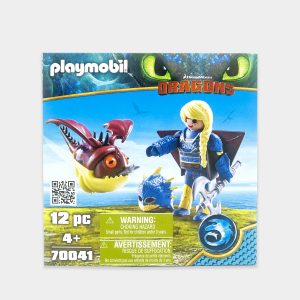 Juego de 12 piezas, Astrid en traje volador, Playmobil Dragones.