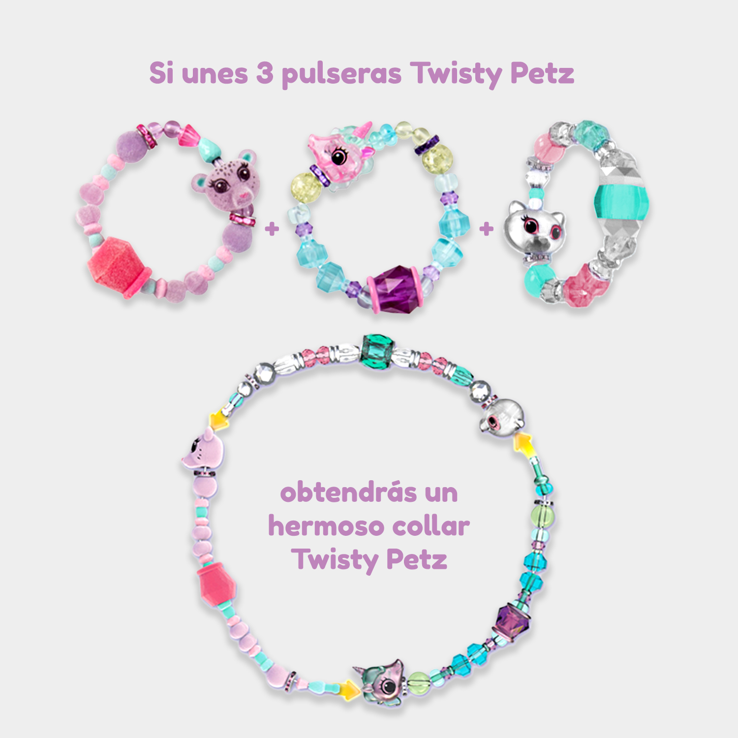 Pack de 3 "Twisty niña. | Kids