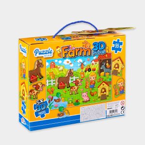 Puzzle 3D granja