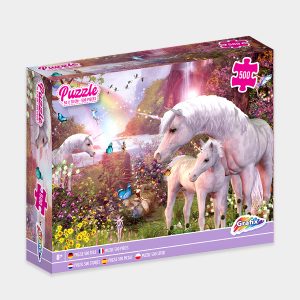 Puzzle 500 pcs unicornios y hadas