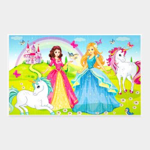 Puzzle infantil princesas con unicornios