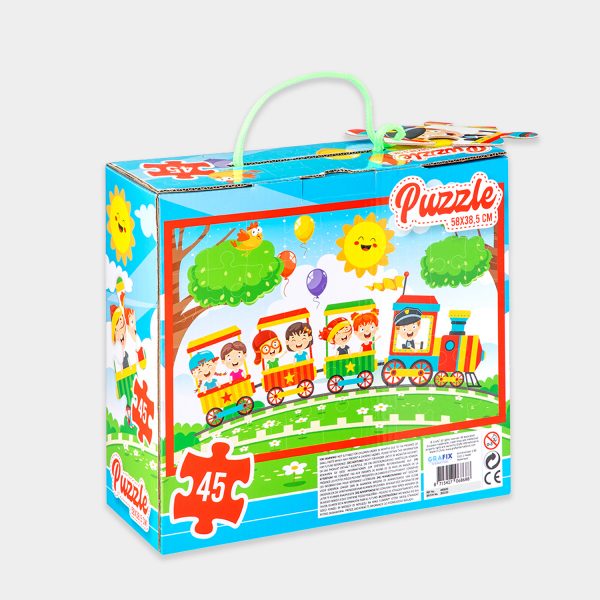 Puzzle infantil Sirenas o Trenecito. - Imagen 4