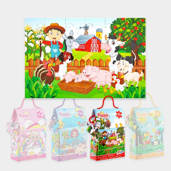 Puzzles infantiles Princesas, Sirenas, Granja o Dinosaurios piratas - Imagen 8