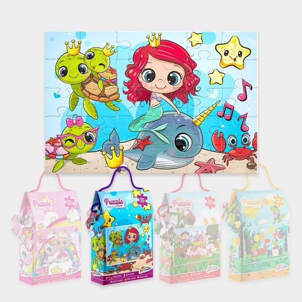 Puzzles infantiles Princesas, Sirenas, Granja o Dinosaurios piratas - Imagen 6