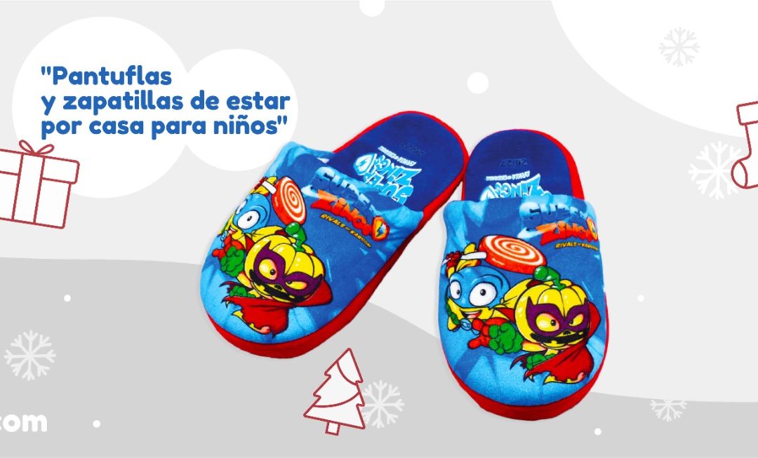 Pantuflas y zapatillas de estar por casa para niños en Saiti Kids