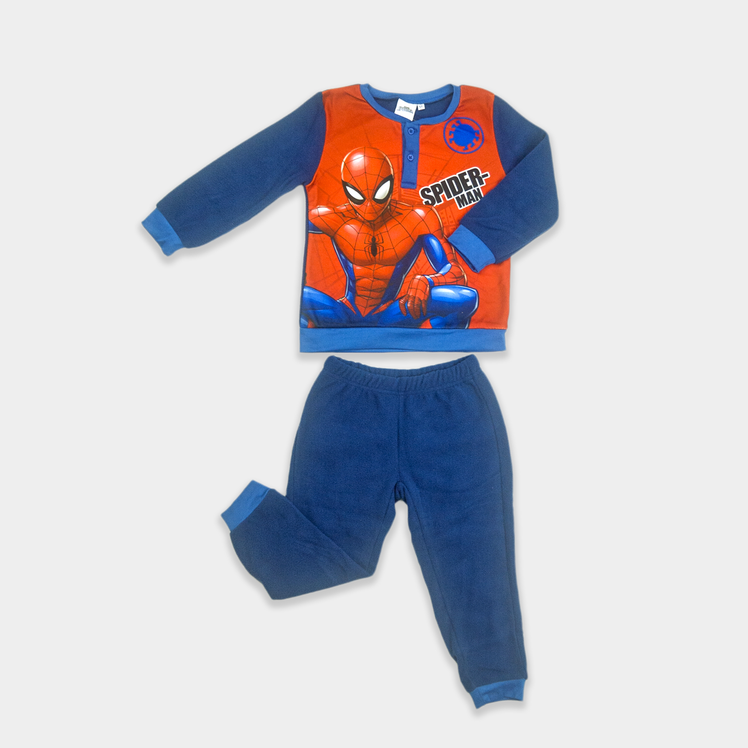 Pijama polar Spiderman para niños.