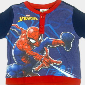 pijama interlock spiderman para niño