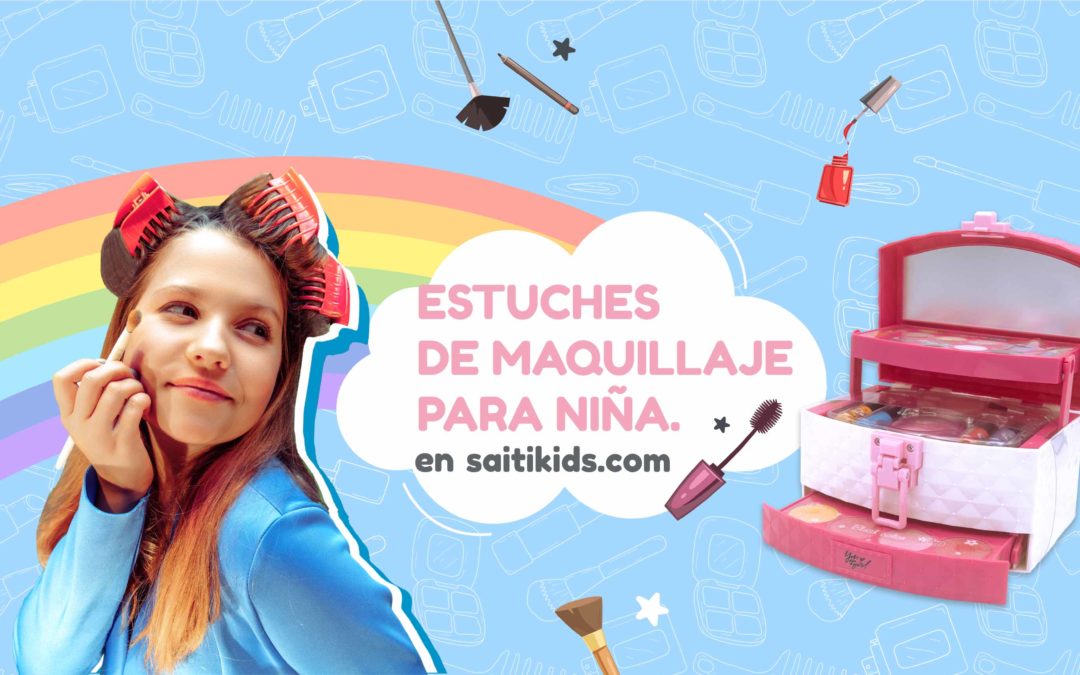 Estuches de mnaquillaje infantil para niña