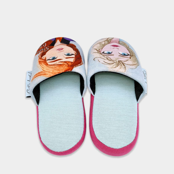Pantuflas Frozen, talla 27/28, para niña. - Imagen 4