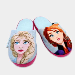 Pantuflas Frozen, talla 27/28, para niña.