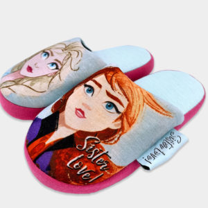 Pantuflas Frozen, talla 27/28, para niña.