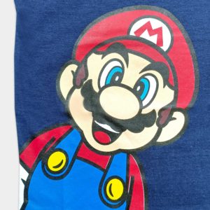 pijama de verano mario bros en marino para niño