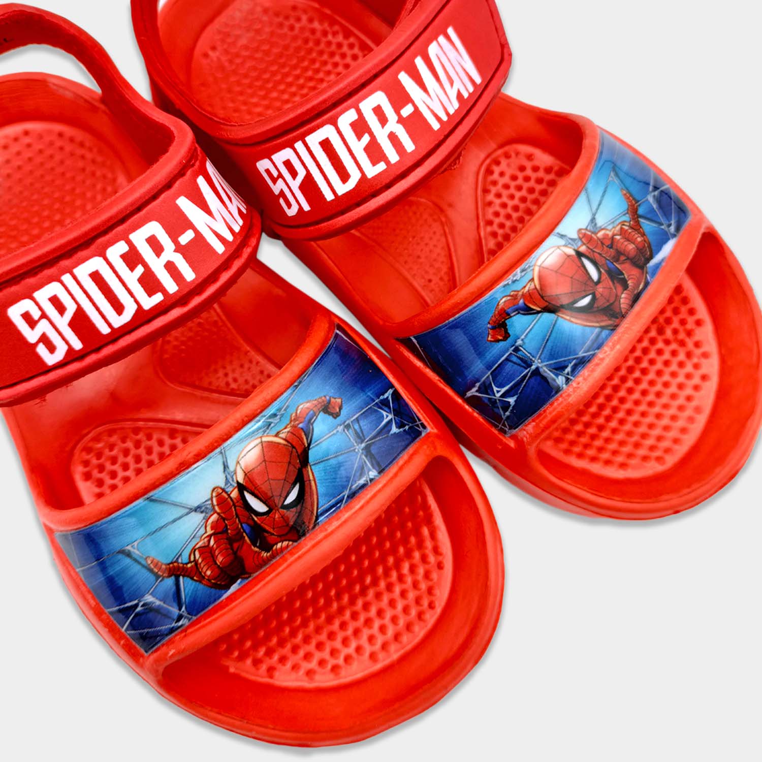 carta Cinemática Girar en descubierto Sandalias Spiderman niño. | Saiti Kids