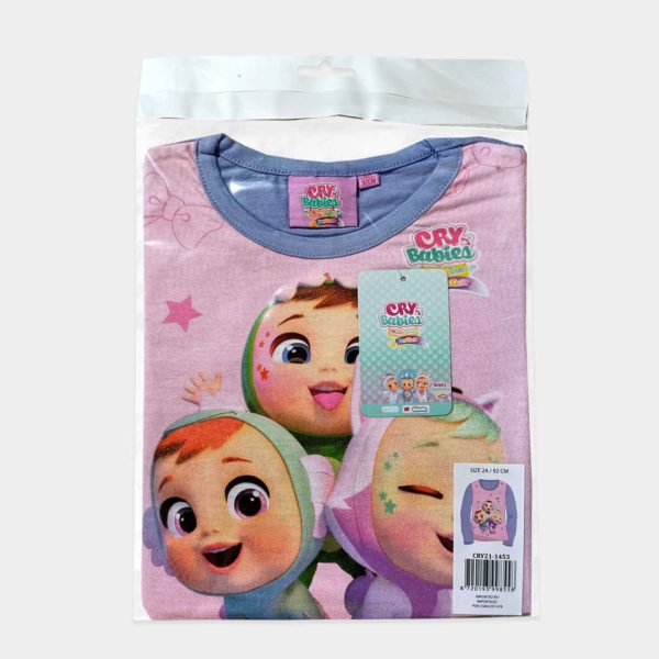 Camiseta manga larga Bebé Llorones, niña