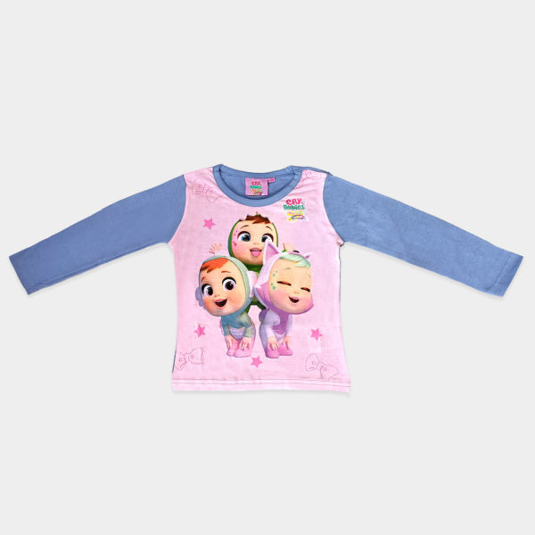 Camiseta manga larga Bebé Llorones, niña