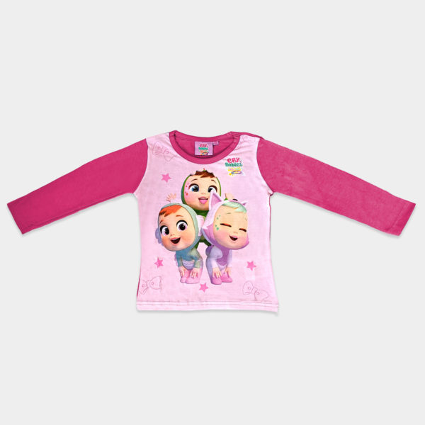 Camiseta manga larga Bebé Llorones, niña
