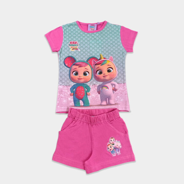 Conjunto de verano Bebés Llorones para niña.