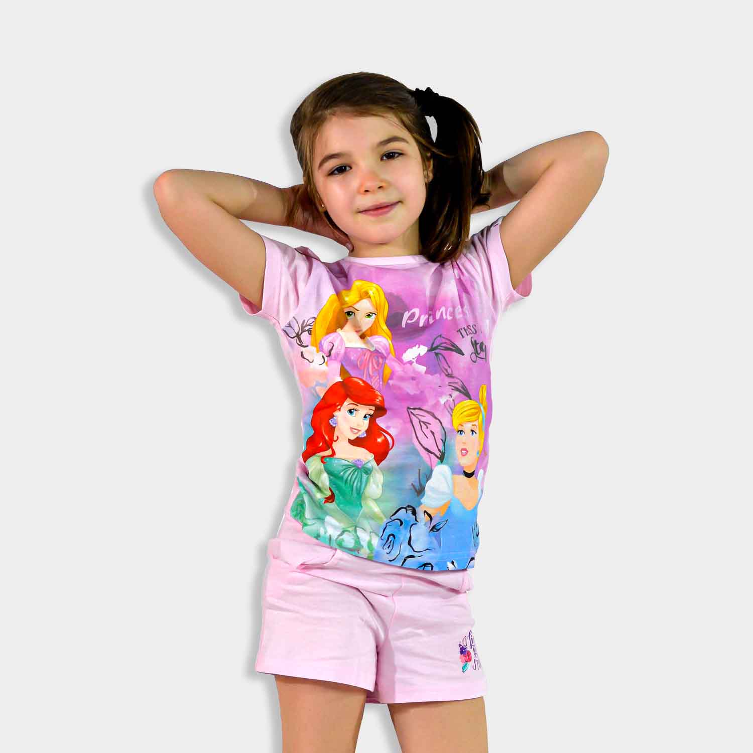 Conjunto verano Princesas Disney para niña. | Saiti Kids