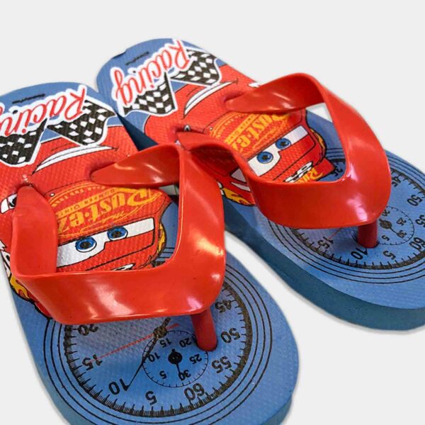 Chanclas de dedo Cars Racing para niño.