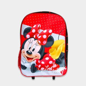 Mochila carrito de Minnie para niña.