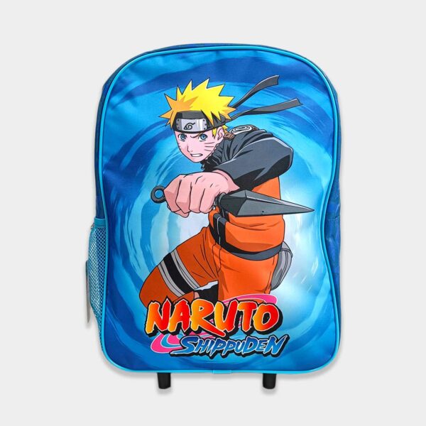Mochila carrito de Naruto para niño.