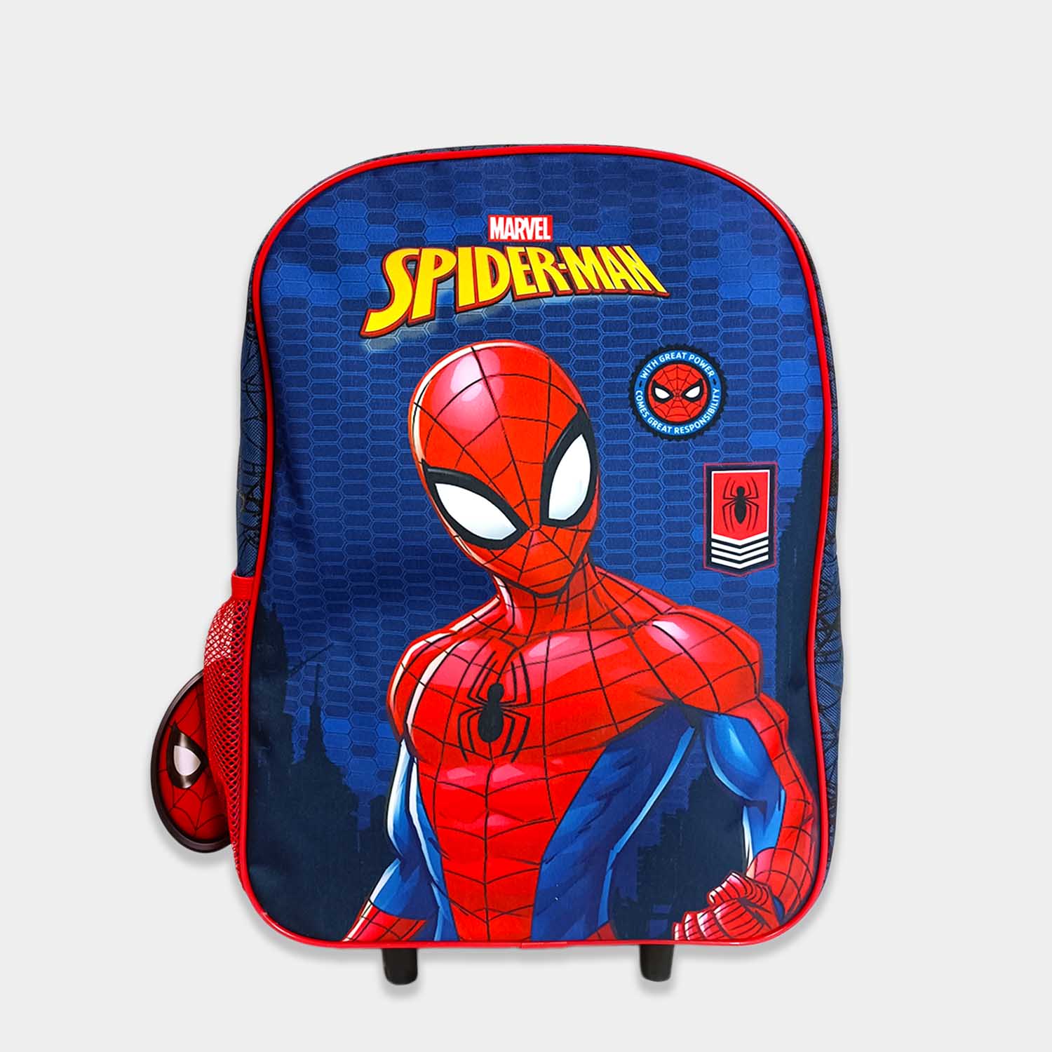 Mochila carrito Spiderman para niño. |